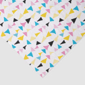 Papier Mousseline Motif de confetti géométrique moderne (Détail)