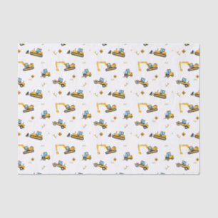 Papier Mousseline Motif de construction pour enfants de la fête de c