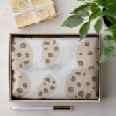Papier Mousseline Motif de cookies à puces de chocolat (Cadeau)