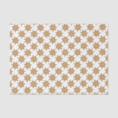 Papier Mousseline Motif de cookies Star Gingerbread (Recto)