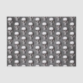 Papier Mousseline Motif de crâne Halloween (Recto)