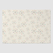 Papier Mousseline Motif de crème atomique moderne du milieu du siècl (Recto)