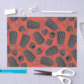 Papier Mousseline Motif de crème glacée Blackberry et Blackberry (Artisanat)