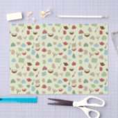 Papier Mousseline motif de cuisine (Artisanat)