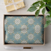 Papier Mousseline Motif de damassé avec les éléments abstraits (Cadeau)