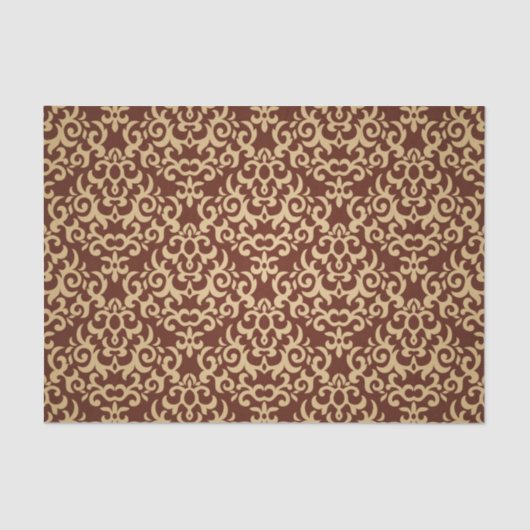 Papier Mousseline Motif de damassé sur l'arrière - plan de gradient (Recto)