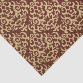 Papier Mousseline Motif de damassé sur l'arrière - plan de gradient (Détail)