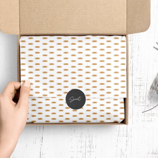 Papier Mousseline Motif de dessert Cannoli