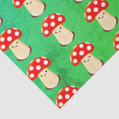 Papier Mousseline Motif de dessin de champignons mignons (Détail)