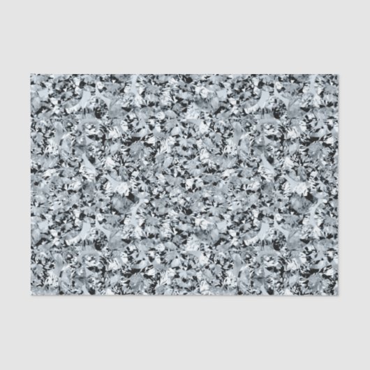 Papier Mousseline Motif de diamants blancs (Recto)