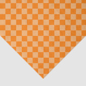 Papier Mousseline Motif de diamants orange combiné par STaylor (Détail)