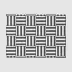Papier Mousseline Motif DE DIAMONDE NOIR ET BLANC D'ORIGINE
