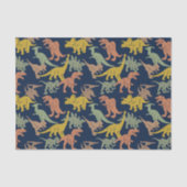 Papier Mousseline Motif de dinosaures (Recto)