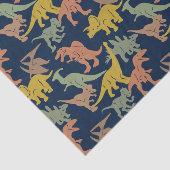 Papier Mousseline Motif de dinosaures (Détail)