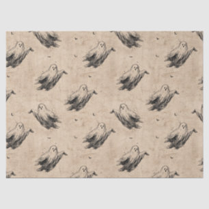 Papier Mousseline Motif de fantôme Vintage rustique (2)