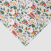 Papier Mousseline Motif de Festive Père Noël (Détail)