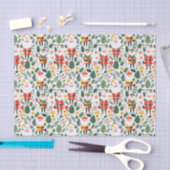Papier Mousseline Motif de Festive Père Noël (Artisanat)