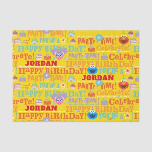 Papier Mousseline Motif de fête de Sesame Pals (Recto)
