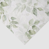 Papier Mousseline Motif de feuille botanique (Détail)