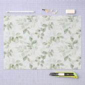 Papier Mousseline Motif de feuille botanique (Artisanat)