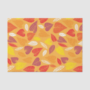 Papier Mousseline Motif de feuille d'automne