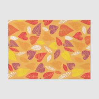 Papier Mousseline Motif de feuille d'automne