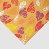 Papier Mousseline Motif de feuille d'automne (Détail)