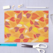 Papier Mousseline Motif de feuille d'automne (Artisanat)