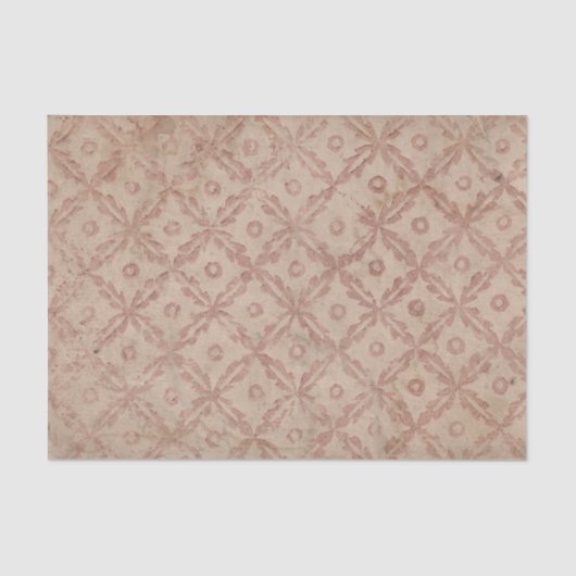 Papier Mousseline Motif de feuilles de découpage (Recto)