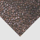 PAPIER MOUSSELINE MOTIF DE FÈVES DE CAFÉ (Détail)