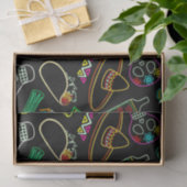 Papier Mousseline Motif de Fiesta du Mexique (Cadeau)