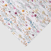 Papier Mousseline Motif de fleur sauvage d'été (Détail)