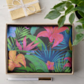 Papier Mousseline Motif de fleur tropical hawaïen (Cadeau)