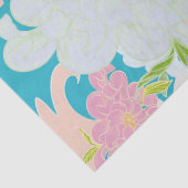 Papier Mousseline Motif de fleurs (Détail)