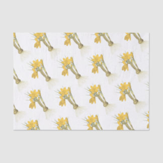 Papier Mousseline Motif de fleurs de crocus