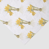 Papier Mousseline Motif de fleurs de crocus (Détail)