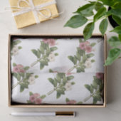 Papier Mousseline Motif de fleurs de périphérie (Cadeau)