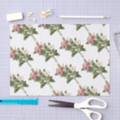 Papier Mousseline Motif de fleurs de périphérie (Artisanat)