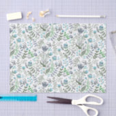 Papier Mousseline Motif de fleurs fantaisie d'art populaire polonais (Artisanat)