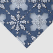 Papier Mousseline Motif de flocon de neige complexe (Détail)