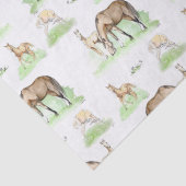 Papier Mousseline Motif de foin de jument et de cheval (Détail)