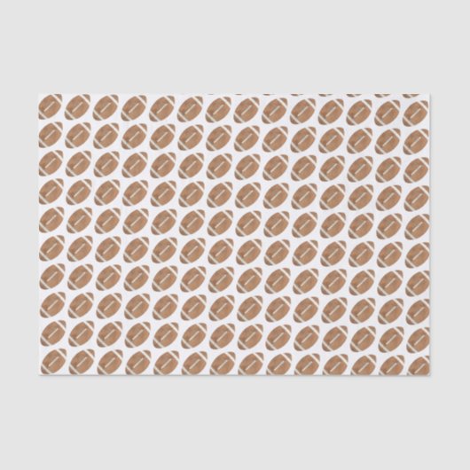 Papier Mousseline Motif de football aquarelle (Recto)