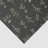 Papier Mousseline Motif de forêt d'arbres verts (Détail)