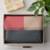 Papier Mousseline Motif de formes géométriques colorées (Cadeau)