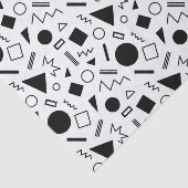 Papier Mousseline Motif de formes géométriques rétro (Détail)