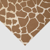 Papier Mousseline Motif de fourrure Giraffe Imprimer (Détail)