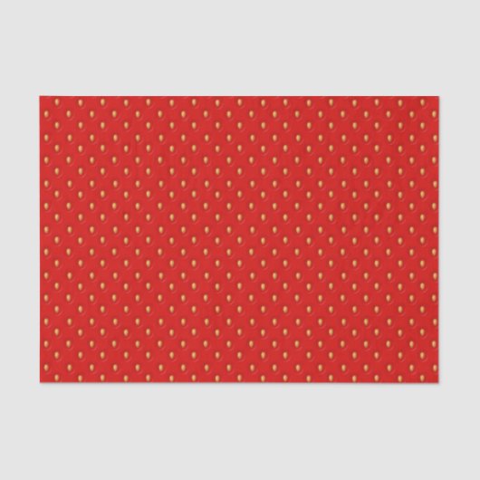 Papier Mousseline Motif de fraise (Recto)