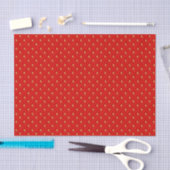 Papier Mousseline Motif de fraise (Artisanat)