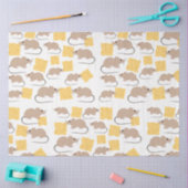 Papier Mousseline Motif de fromage mignon rongeur de la souris (Artisanat)