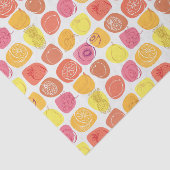 Papier Mousseline Motif de fruit (Détail)